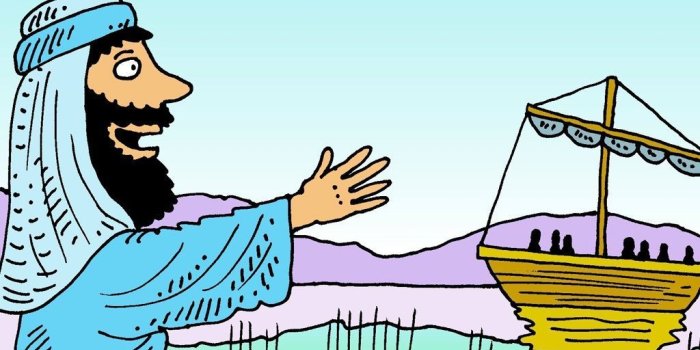 1024x768 FreeBibleimages :: Amazing breakfast :: The risen Jesus cooks