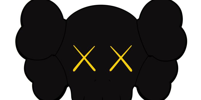 1600x1200 Kaws companion black - Wallpaper // black art companion kaws