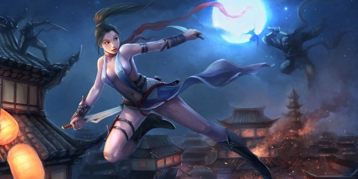 1920x1200 68+ Female Ninja Wallpapers on WallpaperPlay