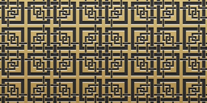 1332x850 Wallpaper abstraction, background, gold, pattern, ornament
