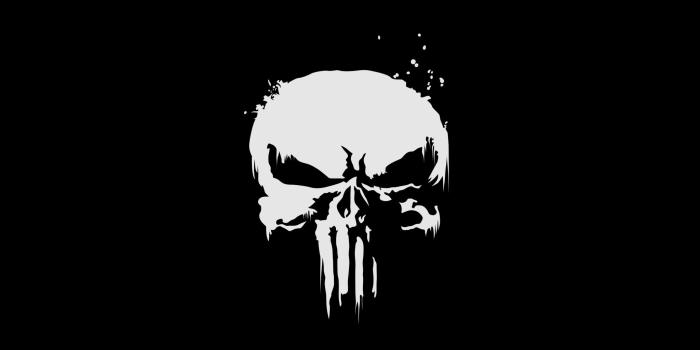2048x1152 Download The Punisher, skull, minimal, superhero, dark wallpaper