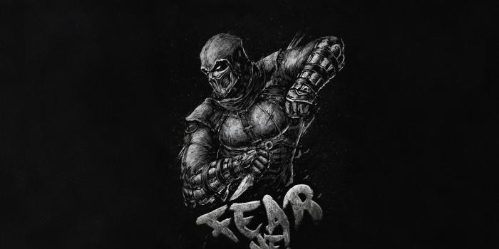 2048x1152 Download Dark, Mortal Kombat, Noob Saibot, video game, art