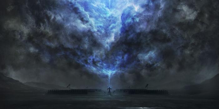 2048x1152 Download 2048x1152 wallpaper dark tower, magic, fantasy, clouds