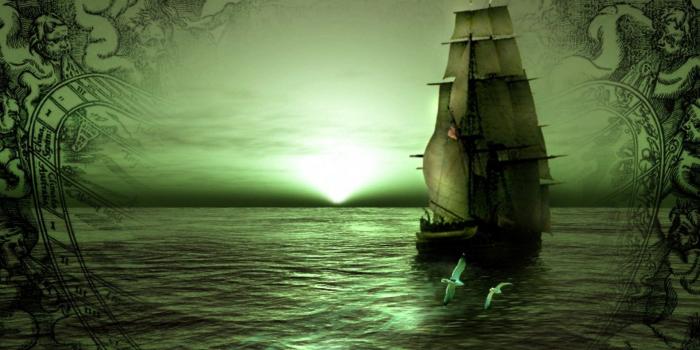 1920x1080 fantasy, Ship, Boat, Art, Artwork, Ocean, Sea Wallpapers HD
