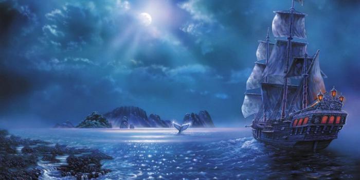1920x1200 1920x1200 px art artwork boat fantasy ocean sea ship High Quality