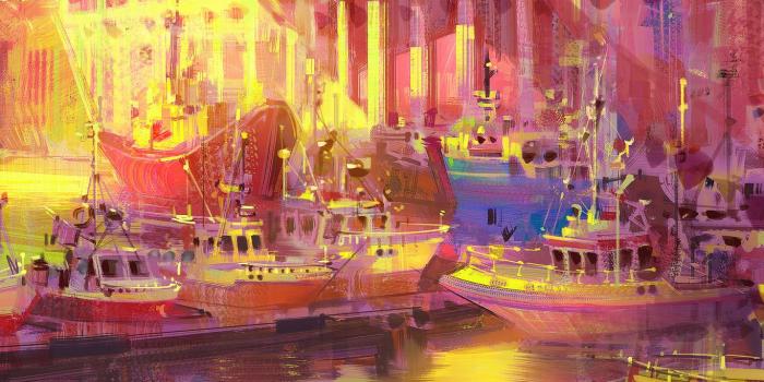 1366x768 1366x768 Boat Port Glitch Art 4k 1366x768 Resolution HD 4k