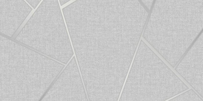 950x950 Quartz Silver Geometric Wallpaper by Fine Decor FD42280