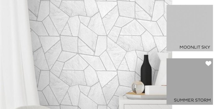 1000x1000 Arthouse Concrete Angles Geometric Wallpaper Light Grey