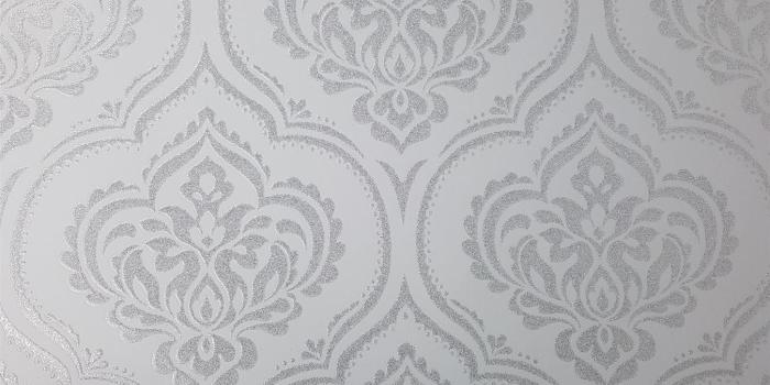 1350x1800 Damask Wallpaper Glitter Sparkle Shimmer Modern Grey Silver Luxury