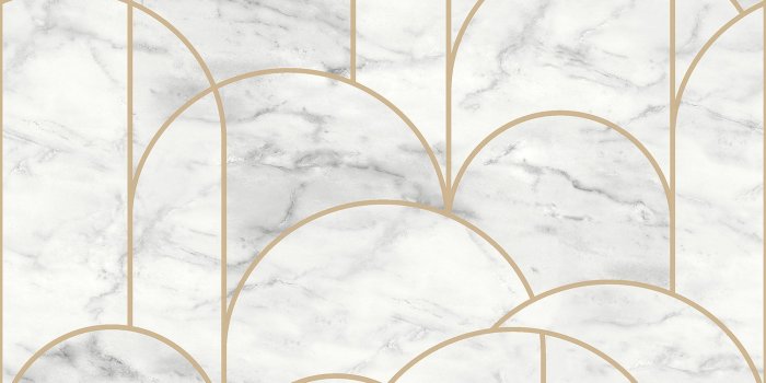 2000x2000 Arch Light Grey Geometric Wallpaper