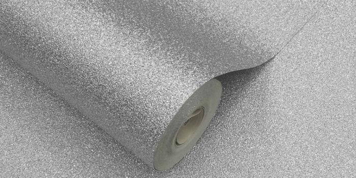 1000x1000 Fine Decor Sparkle Glitter Wallpaper Silver - Wallpaper from I