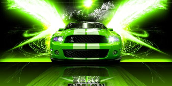 1920x1200 Green Ford Mustang Shelby GT500 Car Picture HD Wallpaper | Muscle