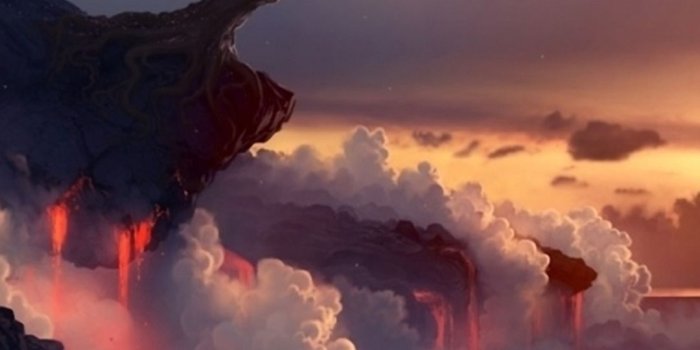 1080x1920 Fantasy Pink Cherry Blossoms Cloudy Mountain Top Skyscape Paint