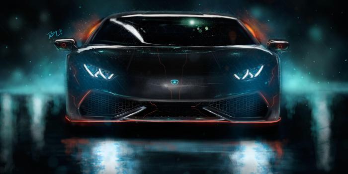 3840x2133 Neon Lamborghini Wallpapers