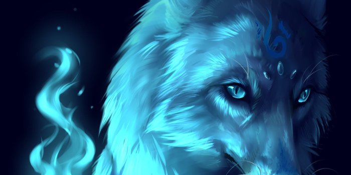 2000x2000 Blue Flame Wolf Wallpaper (75+ images)