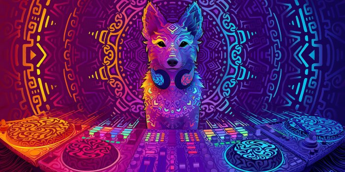 3840x2160 DJ Fox digital art HD wallpaper download