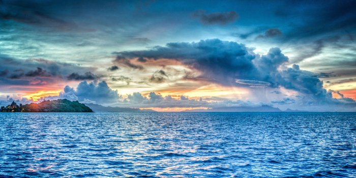 5120x2880 Bora Bora at sunset Wallpaper 5k Ultra HD ID:4616