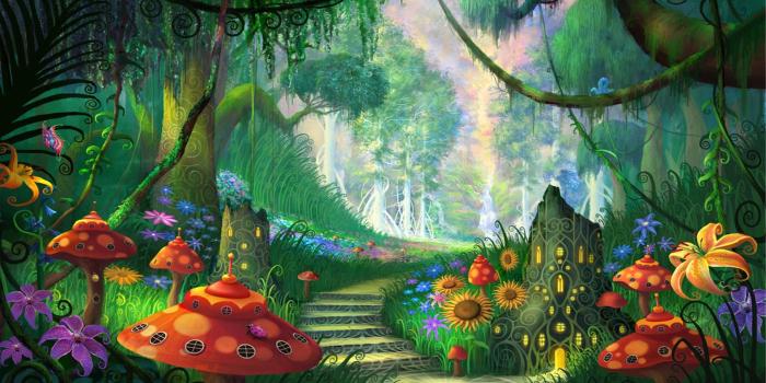 1920x1080 landscapes forest artwork fairy 1920x1080 wallpaper – Nature