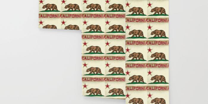 1500x1500 Vintage California Flag Wallpaper by cascadia | Society6