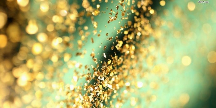 1366x768 Ribbons and glitter HD wallpaper (With images) | Gold sparkle
