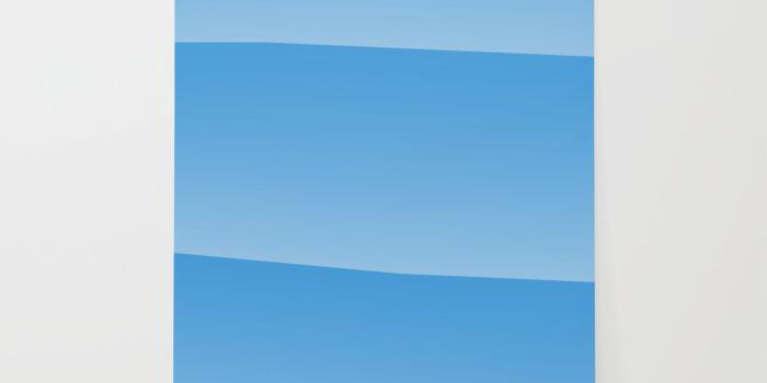 1500x1500 white blue ombre gradient Wallpaper by rayowag | Society6