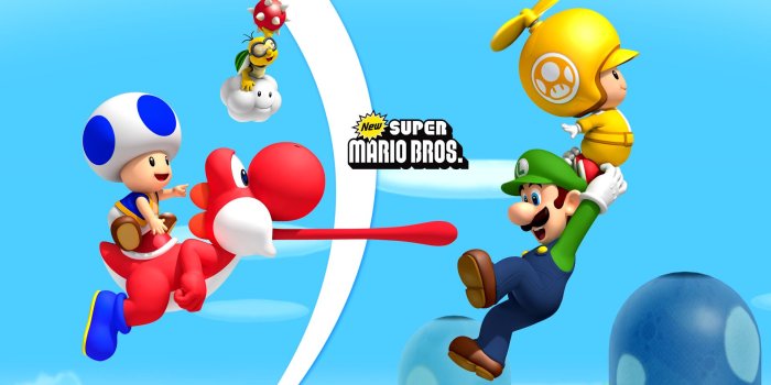 1920x1200 Super Mario Bros HD desktop wallpaper : Fullscreen : Dual Monitor