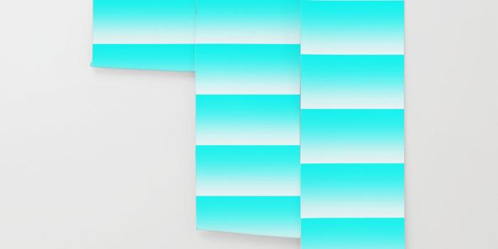 1500x1500 Aqua to White Ombre Wallpaper by vintageappeal623 | Society6