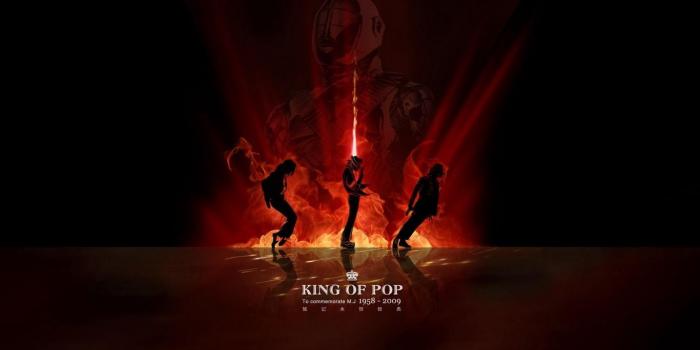 1366x768 Wallpaper Michael Jackson, King, Dance, Silhouette, - 1024x600