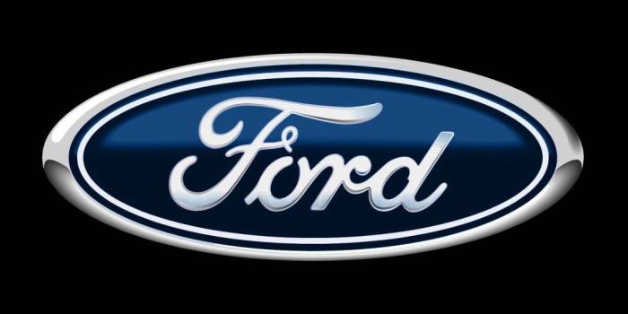 1024x768 1024x600 resolution | Ford logo in front of American flag HD