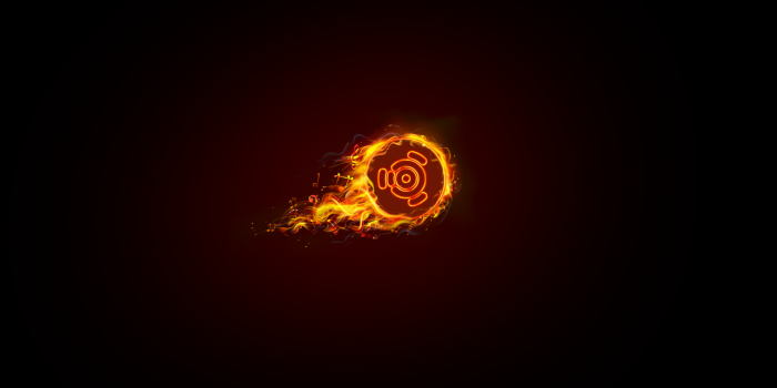 1920x1080 Wallpaper Ubuntu Studio, Fire, Dark, HD, Technology, #15435