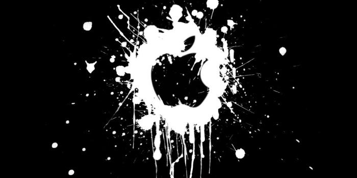 1024x768 Apple Vector Wallpaper Black - Ubuntu Wallpaper Iphone, Download