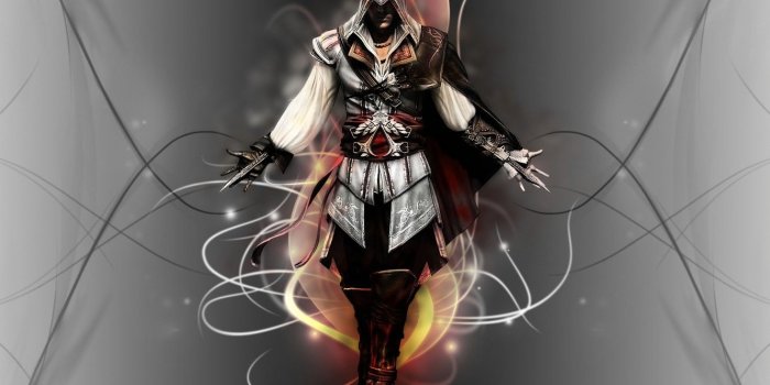 1332x850 Wallpaper line, killer, assassin, assassin, Ezio auditore da
