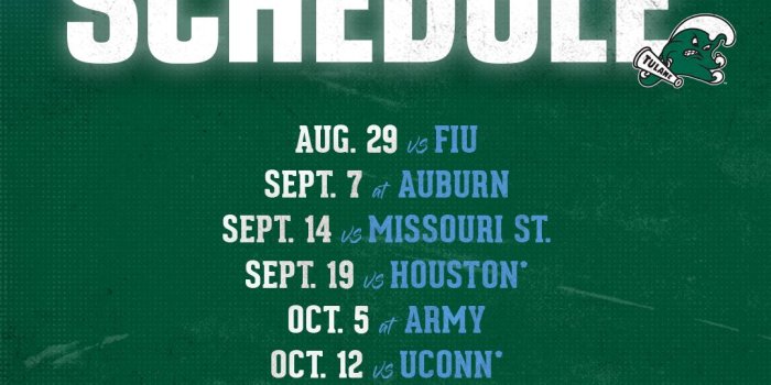 1080x1920 Full Schedule - Tulane Football Schedule 2019 (#1811689) - HD