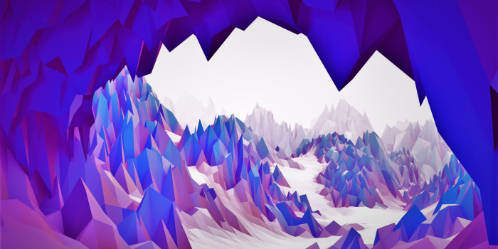 1920x1200 4539220 #cave, #blue, #white, #purple, #3D, #bright, #abstract