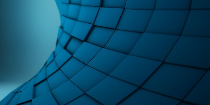2560x1600 Block 3D Blue Abstract Wallpaper | Cool backgrounds wallpapers