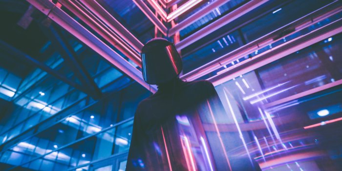 6720x4480 Wallpaper Neon lights, Futuristic, Mask, 5K, Photography, #9508