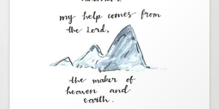 1500x1500 Psalm 121:2 Art Print by zoemaguire | Society6