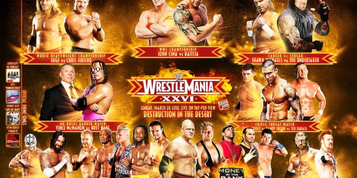 1680x1050 WrestleMania Wallpapers