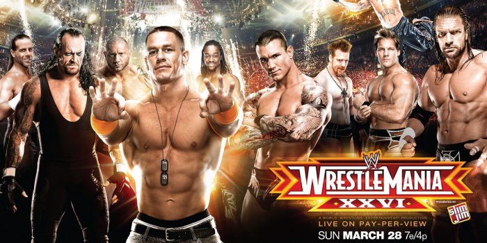 1500x952 Wwe Hot Wallpapers - Wwe Wrestlemania 26 Poster - 1500x952
