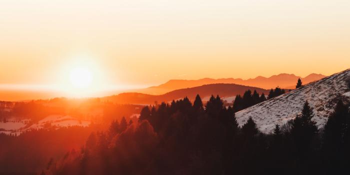 3840x2400 Monte Grappa Mountains Sunset 4k Wallpapers - Mountain Sunset