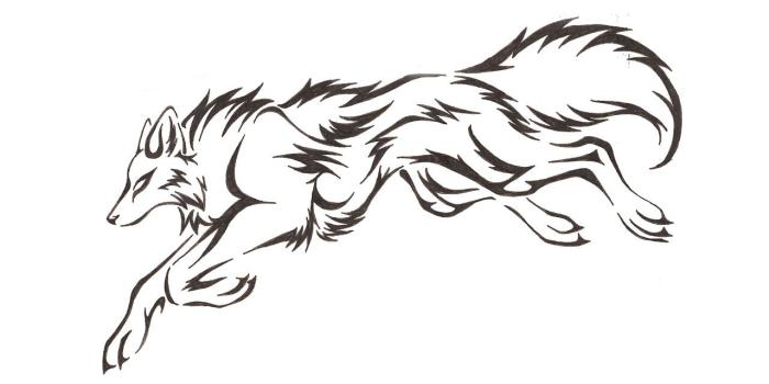 1280x960 Free Running Wolf Tattoo, Download Free Clip Art, Free Clip Art on