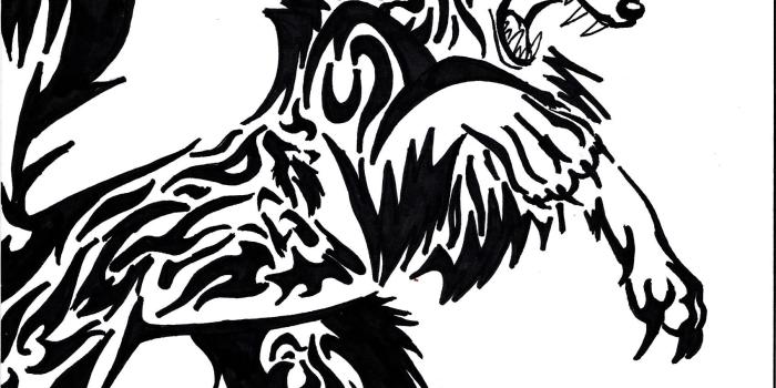 1700x2011 Tattoos : Free Download Pics Of Tribal Wolf Tattoos Wallpaper
