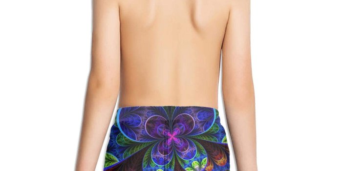 1500x1500 Ouxioaz Boys' Swim Trunk Spiritual Essence Trippy Stoner - Photo