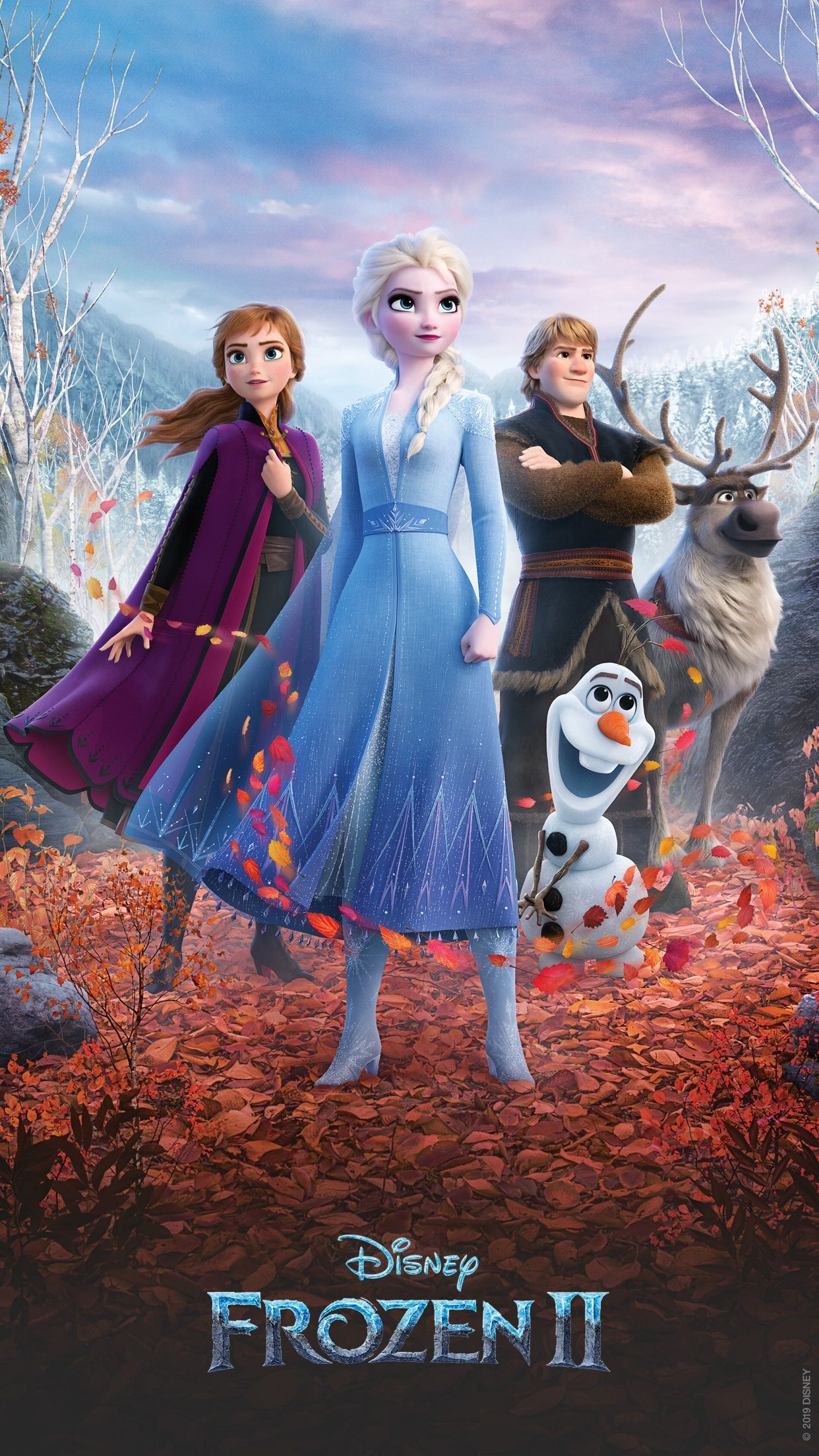 1242x2209 These Disney's Frozen 2 Mobile Wallpapers Will Put You In A Mood