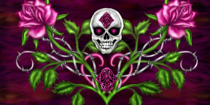 1920x1330 Gothic Skull, High Resolution Wallpapers For Free - Girly Skulls