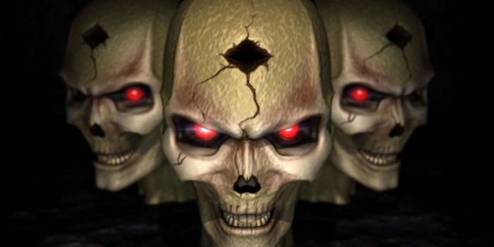 1400x1050 Gothic skull wallpaper - SF Wallpaper