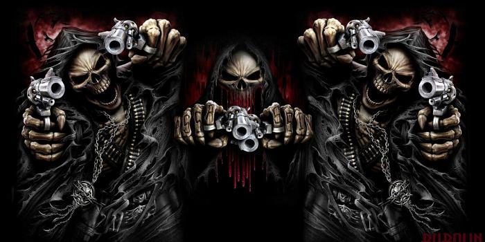 1600x909 Death Skull Wallpapers - Top Free Death Skull Backgrounds