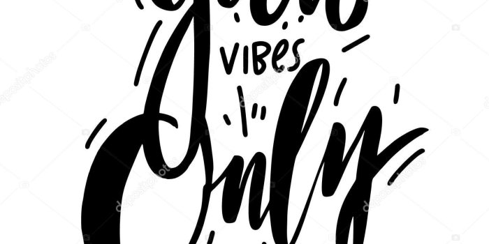 1561x1700 Good Vibes Only Calligraphy (#2394177) - HD Wallpaper