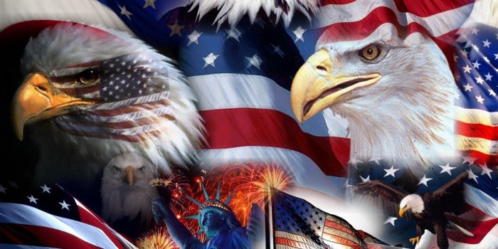 1920x1200 Desktop American Flag With Eagle Wallpaper - American Eagle Flag
