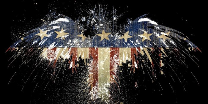 1920x1440 eagle, Flag, Black, USA Wallpapers HD / Desktop and Mobile Backgrounds